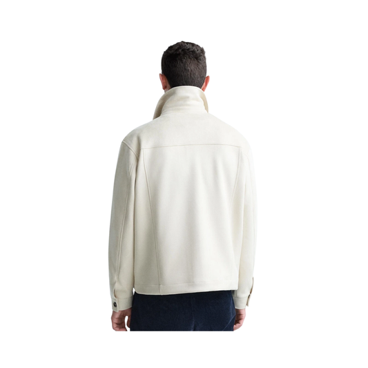 Faux Suede Overshirt