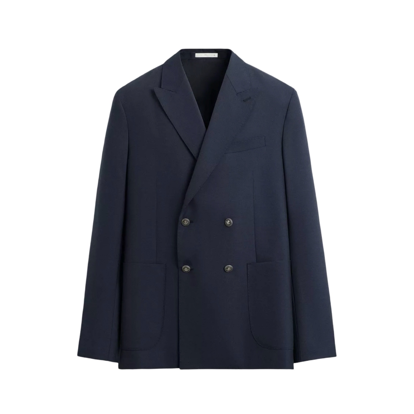 Double Breasted Wool Blend Blazer