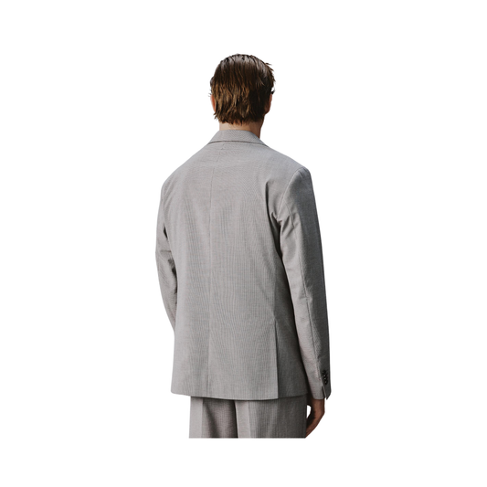 Regular Fit Houndstooth Suit Blazer