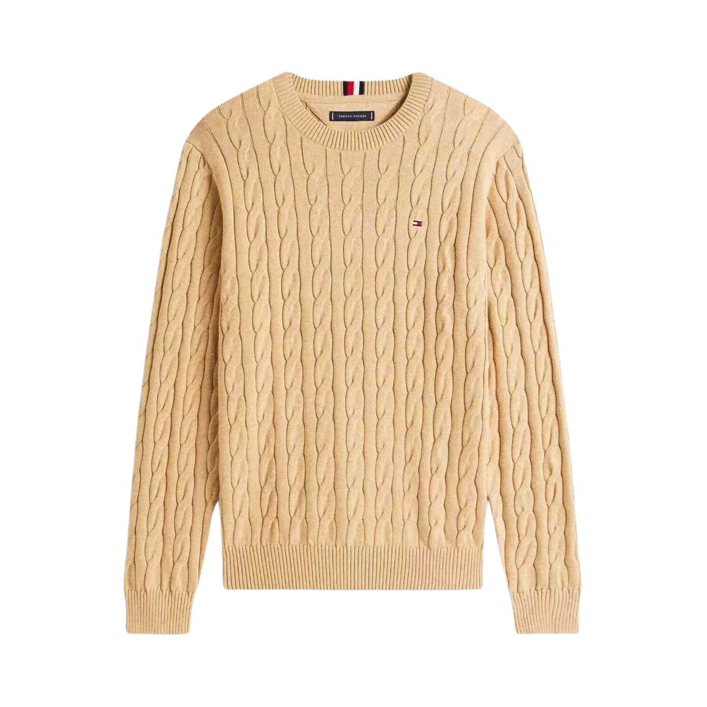 Cable Knit Crewneck Sweater
