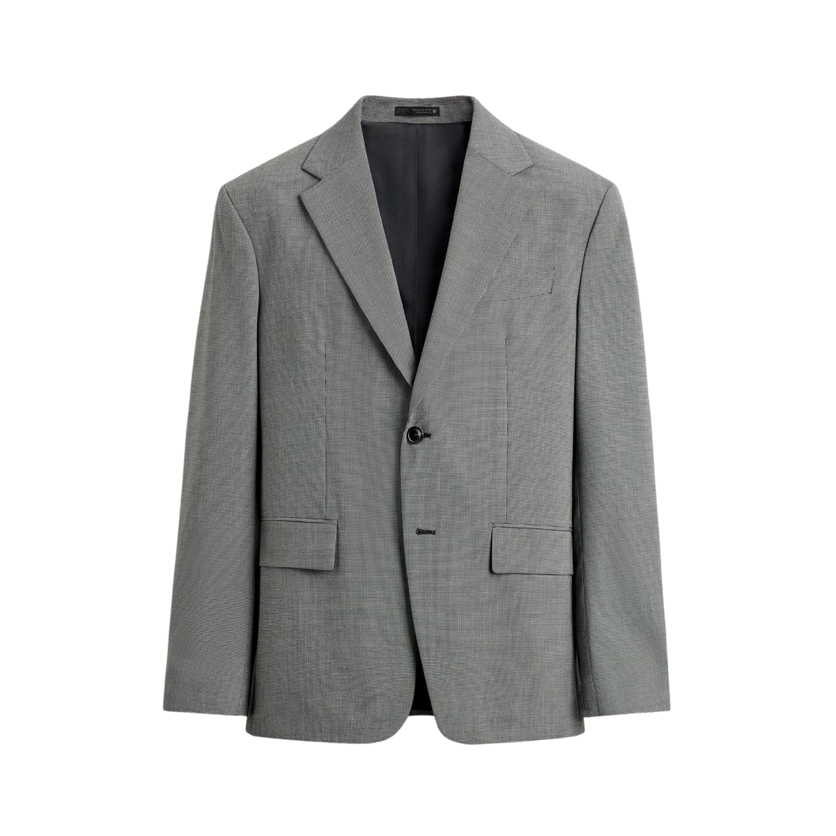 Regular Fit Houndstooth Suit Blazer