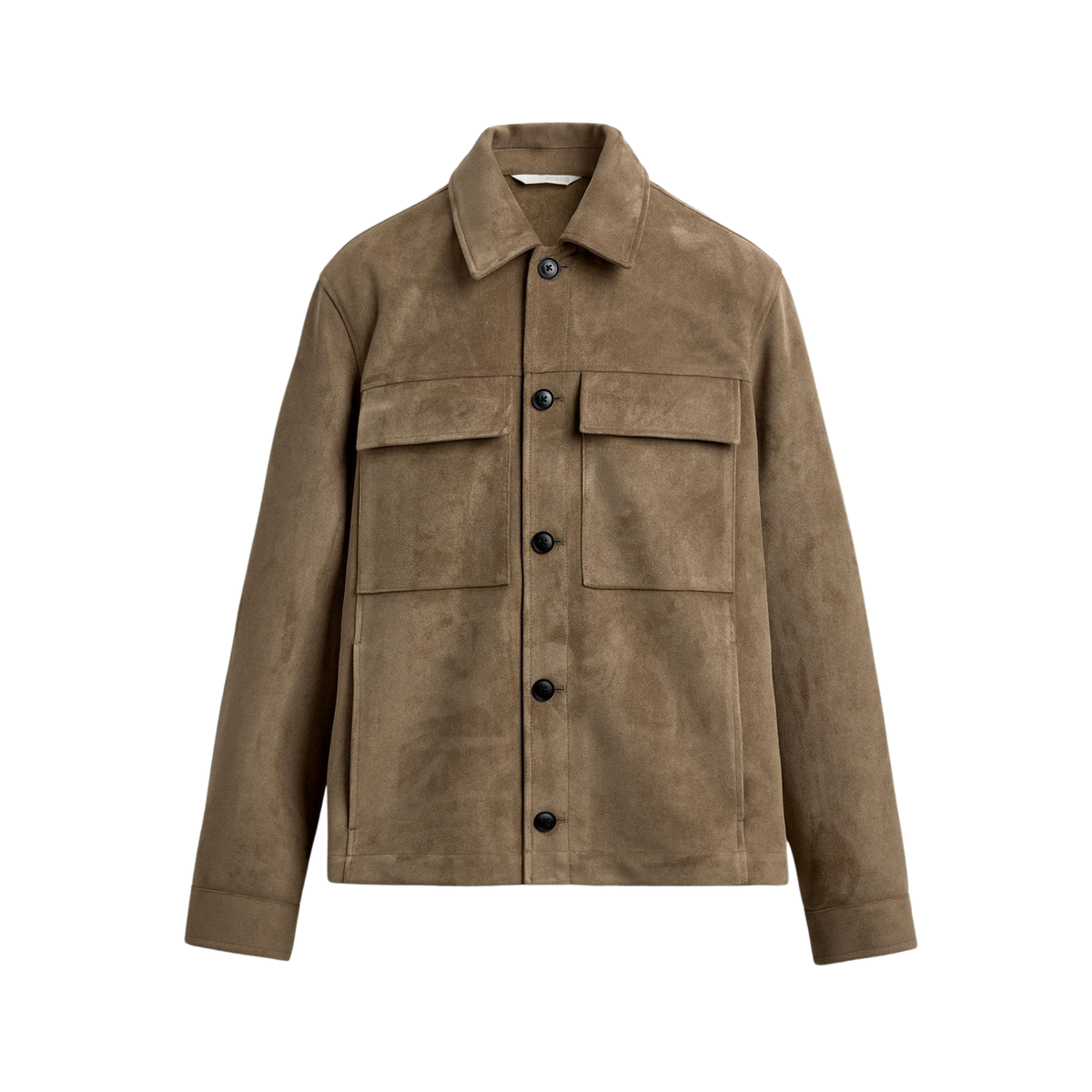 Faux Suede Overshirt