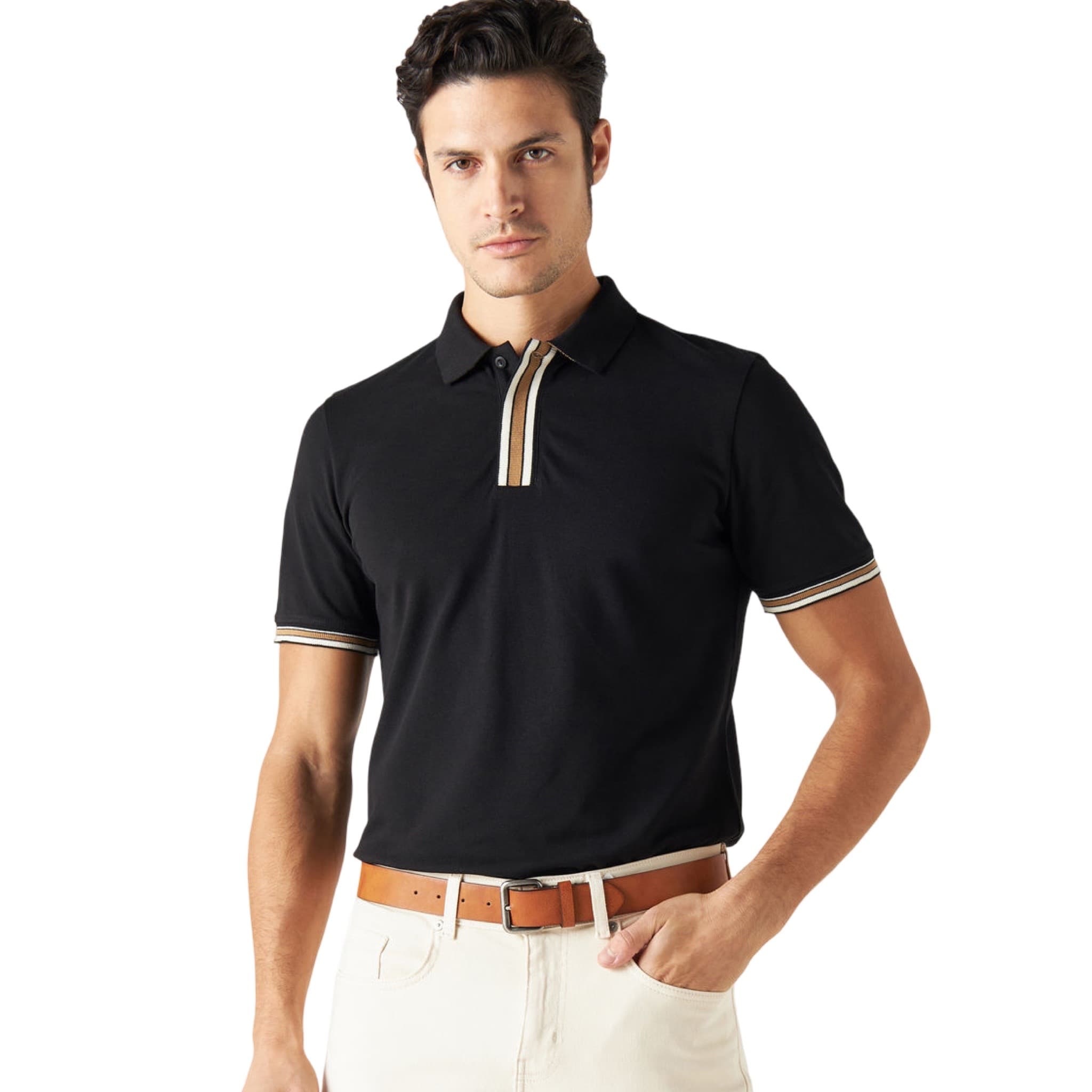 Iconic Solid Polo T-shirt