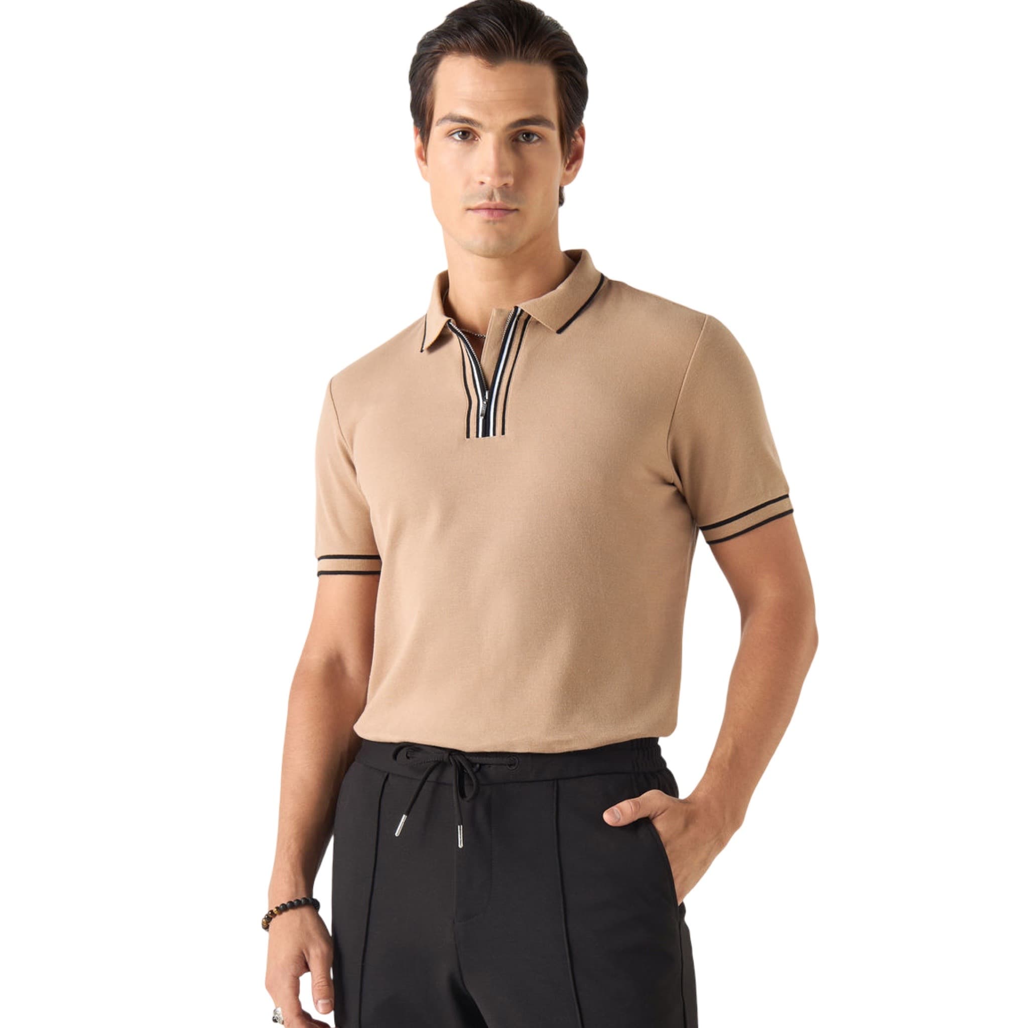 Polo T-shirt with Short Sleeves