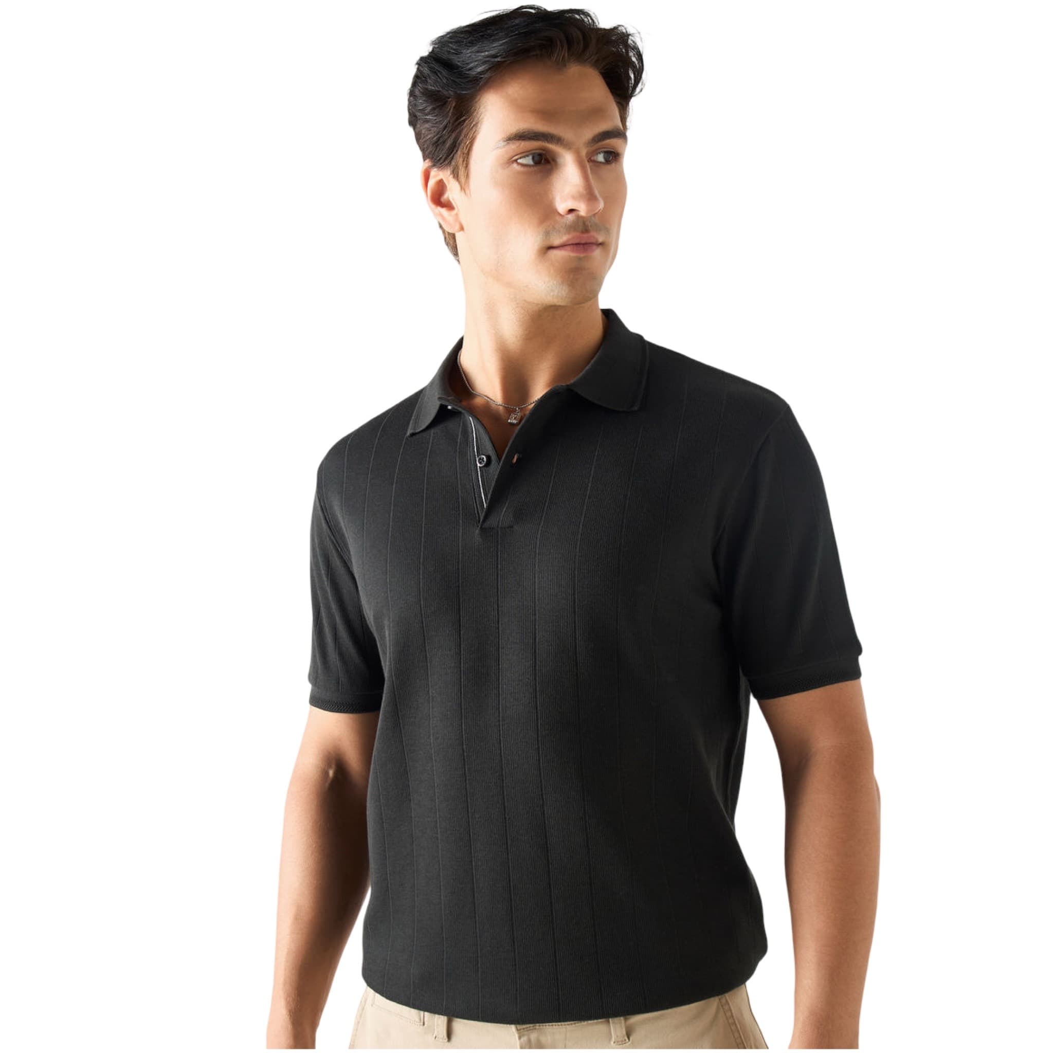Striped Polo T-Shirt