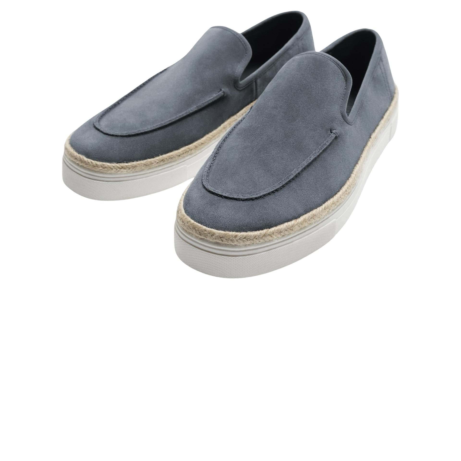 Causal Leather Jute Loafers  
