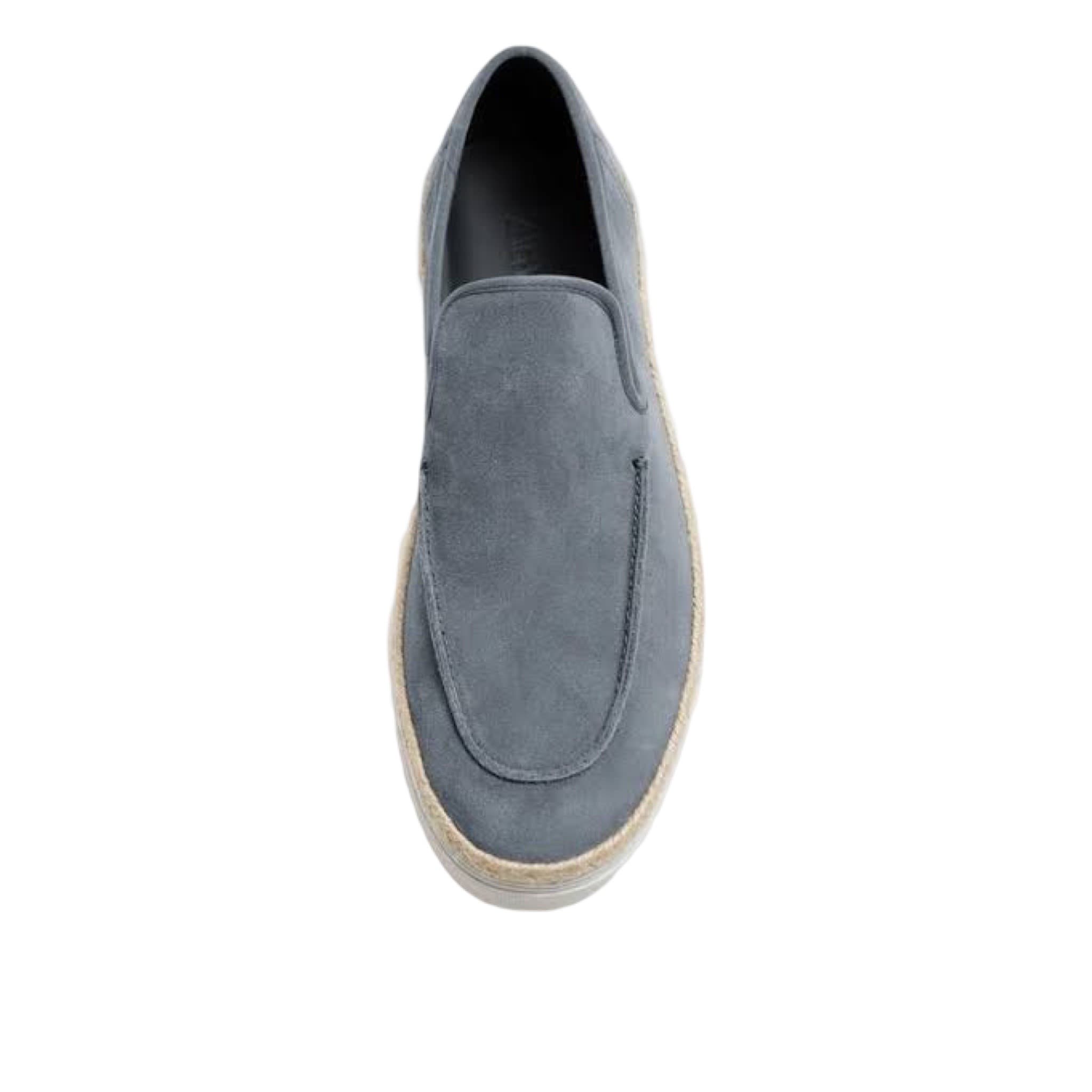 Causal Leather Jute Loafers  