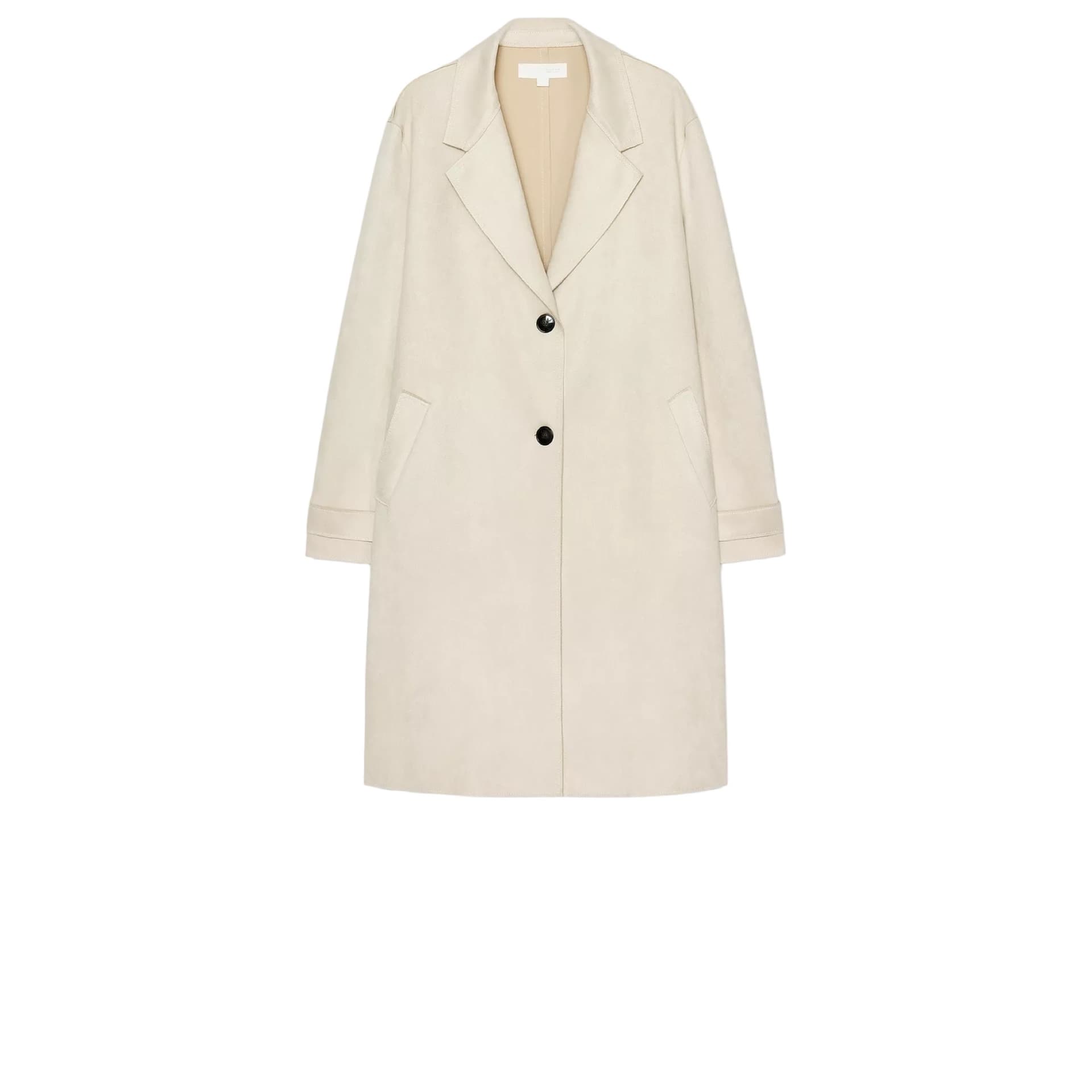 Faux Suede Coat