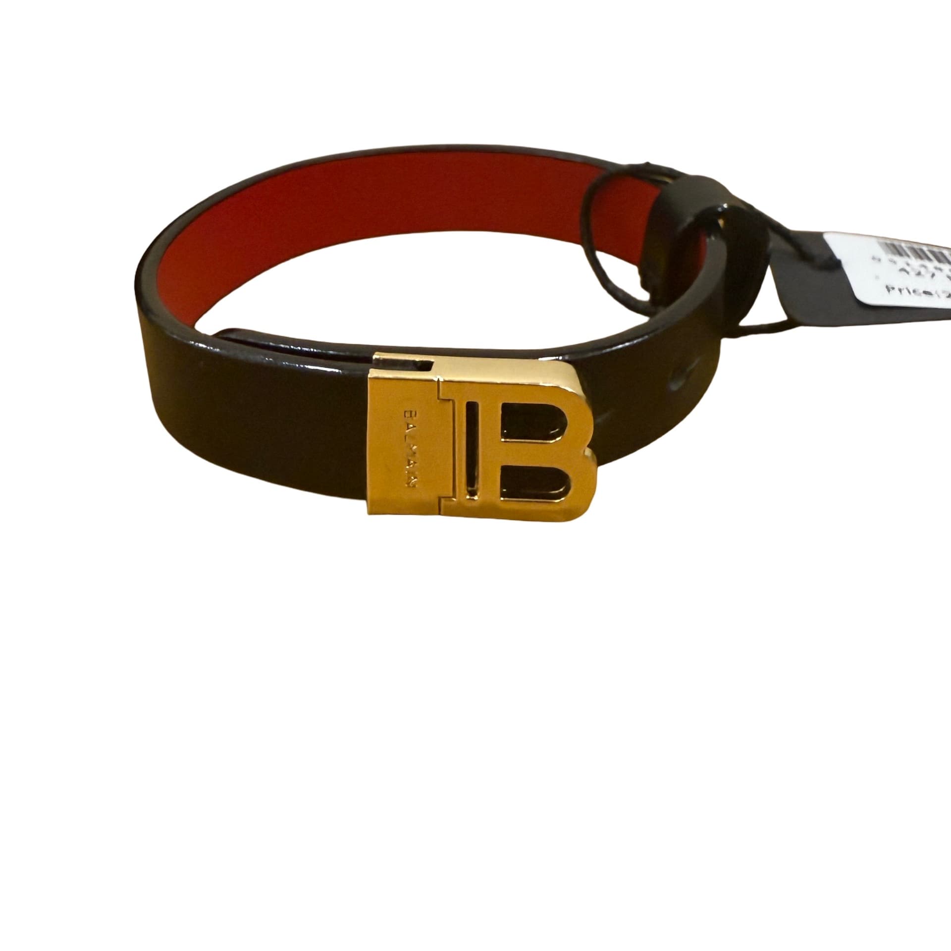 Balmain Paris Men’s Leather Bracelet
