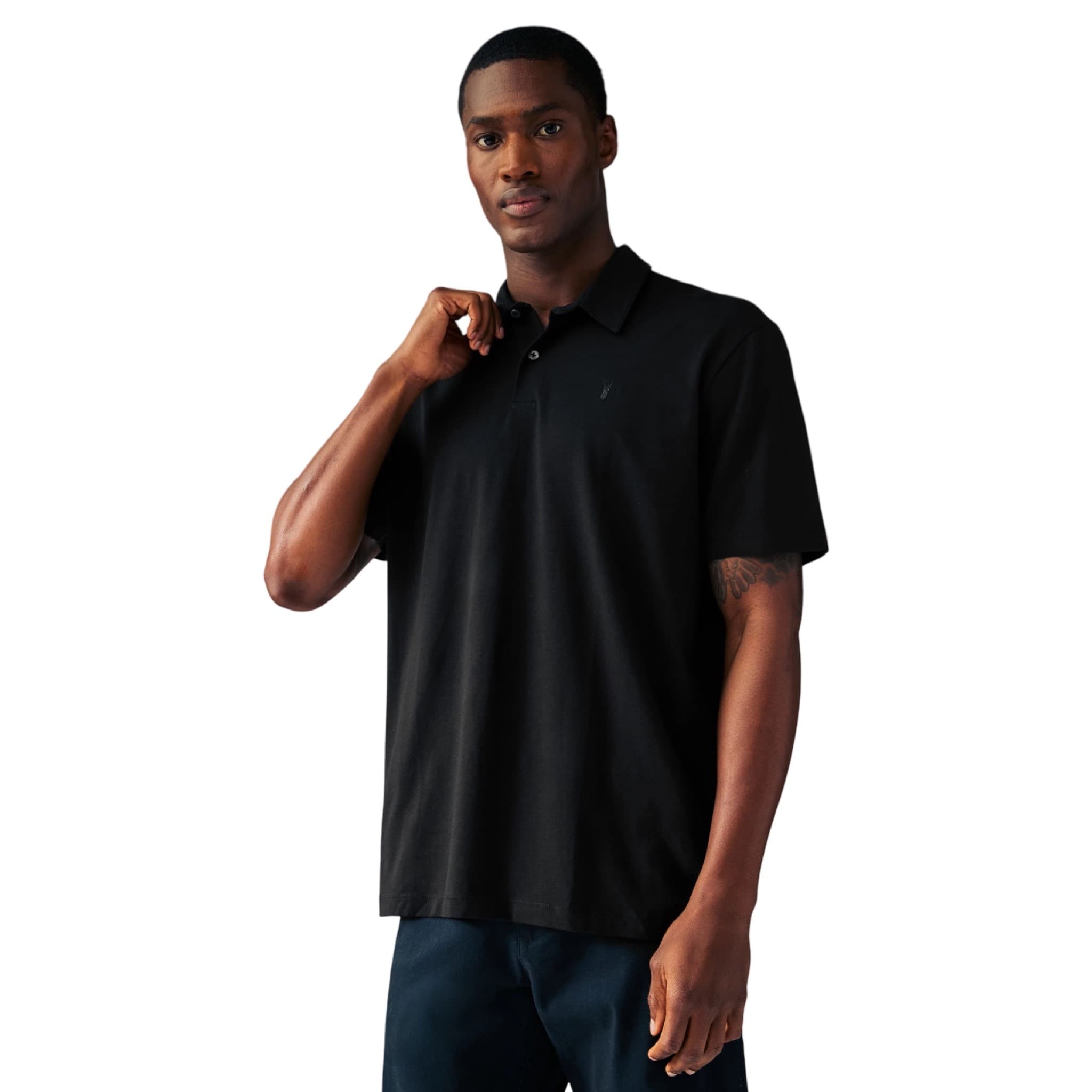 Regular Fit Short Sleeve Jersey Polo Shirt