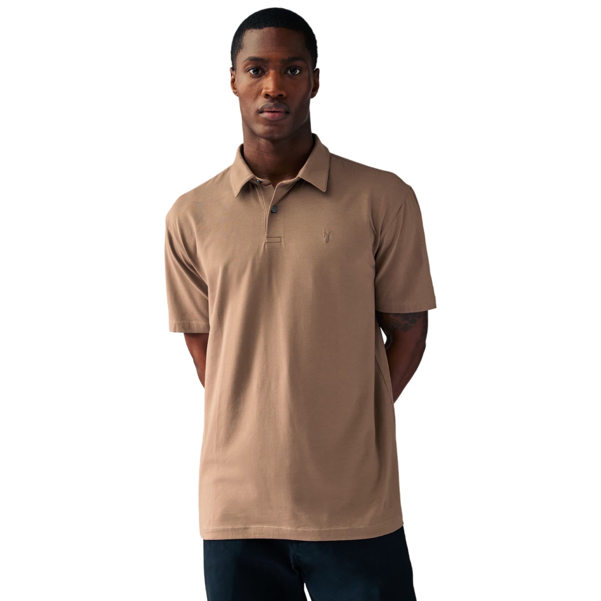 Regular Fit Short Sleeve Jersey Polo Shirt