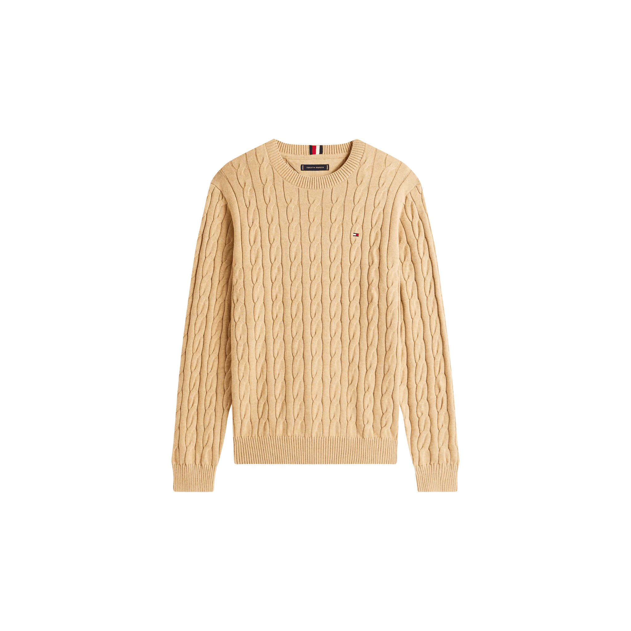 Cable Knit Crewneck Sweater