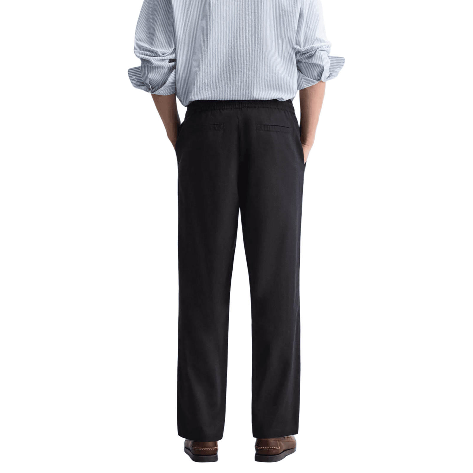Relaxed Fit Cotton-Linen Trouser