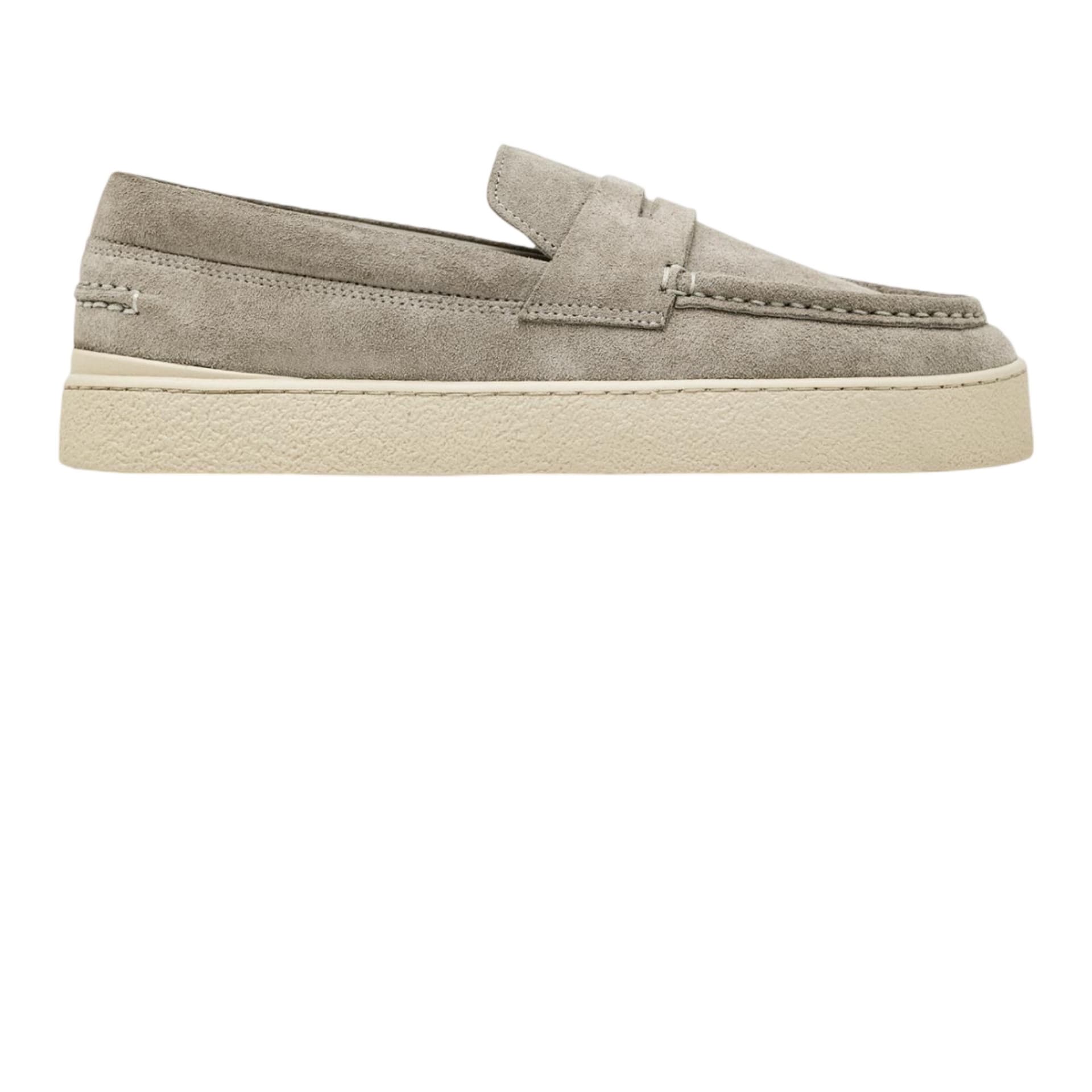 Soft Split Suede Loafers