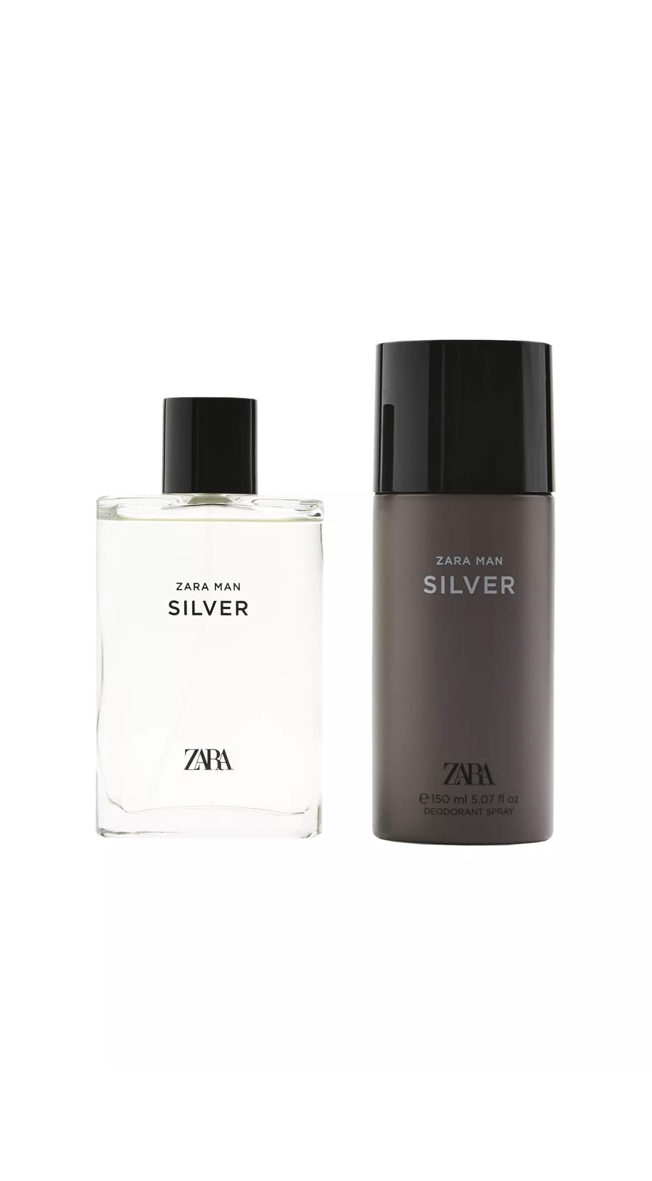 Zara Man Silver 90ml + Deodorant Spray 150ml