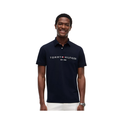 Embroidered Tommy Logo Polo