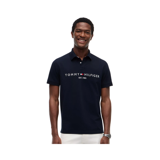 Embroidered Tommy Logo Polo