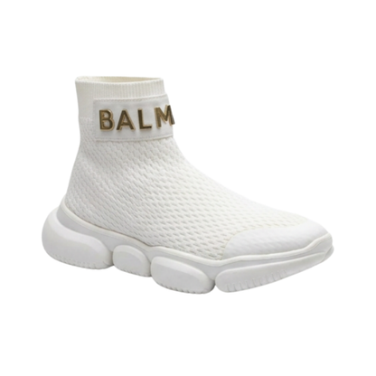 White Mid Sneakers