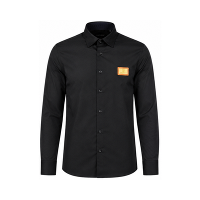 Black Shirt with Golden Logo