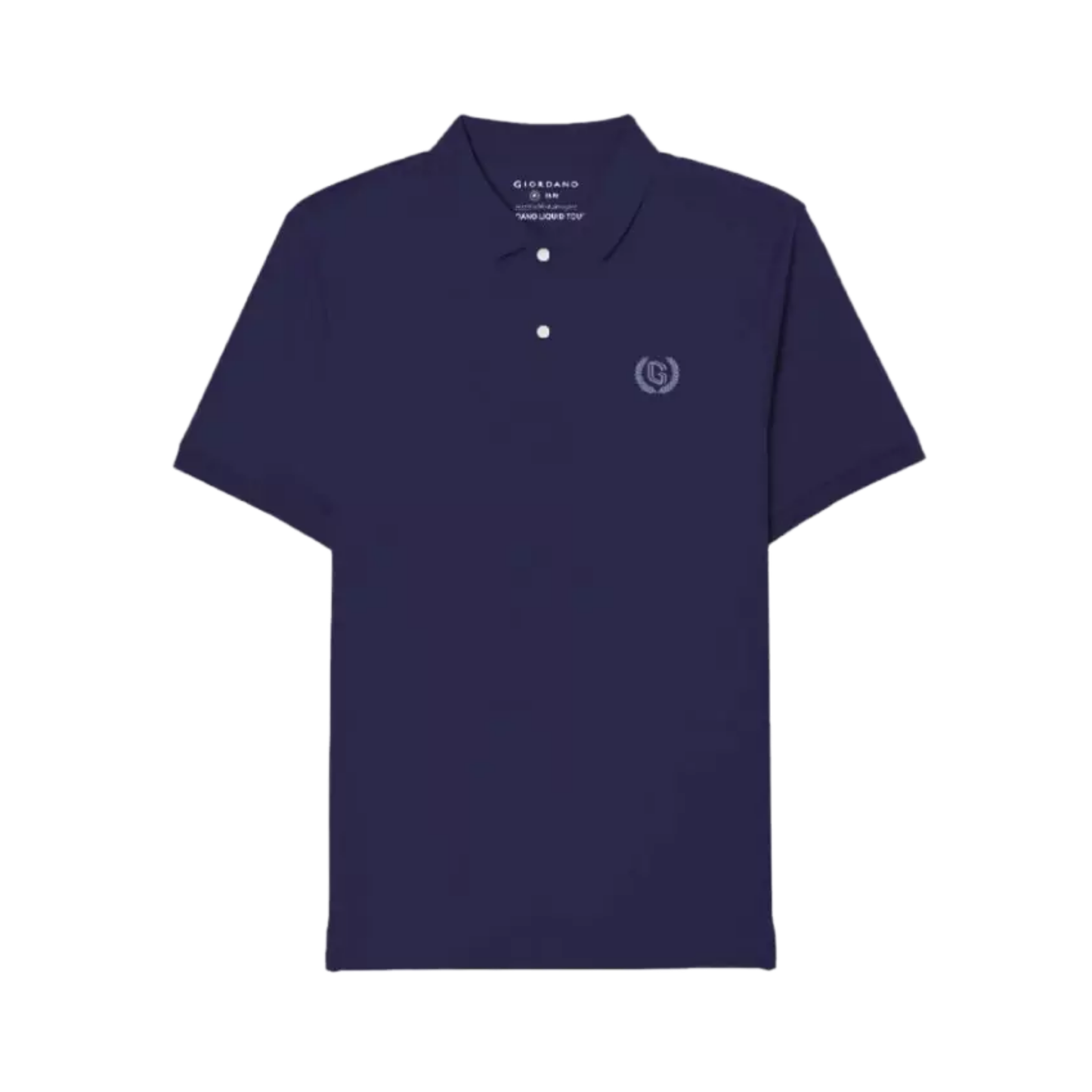 Cotton Solid Polo Liquid Touch