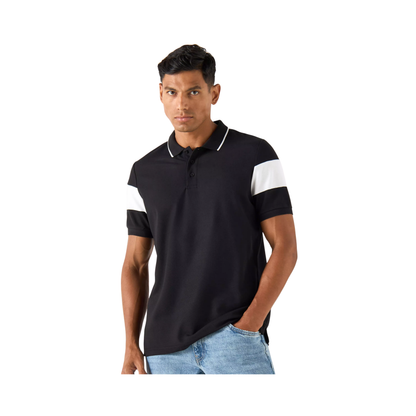 Colour-Block Polo
