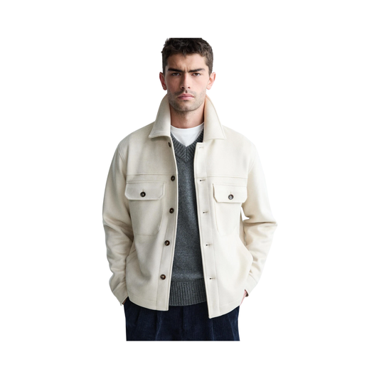 Faux Suede Overshirt