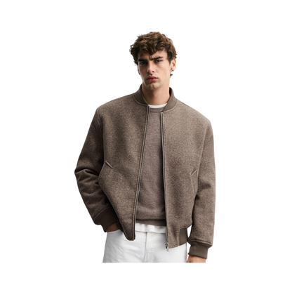 Contrast Bomber Jacket