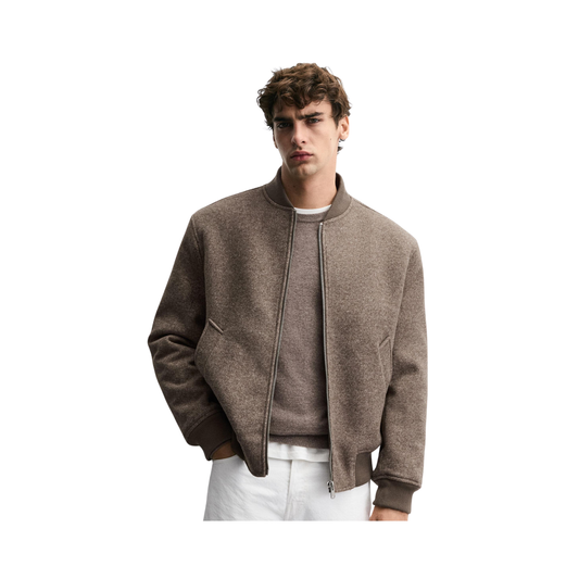 Contrast Bomber Jacket