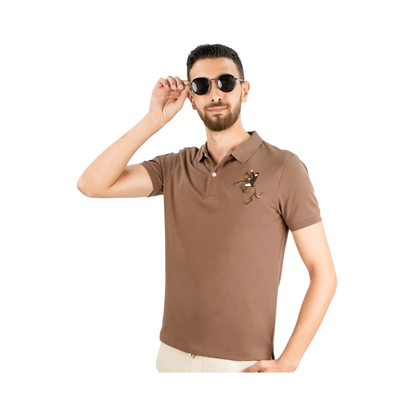 Slim-Fit Cotton Napoleon Polo