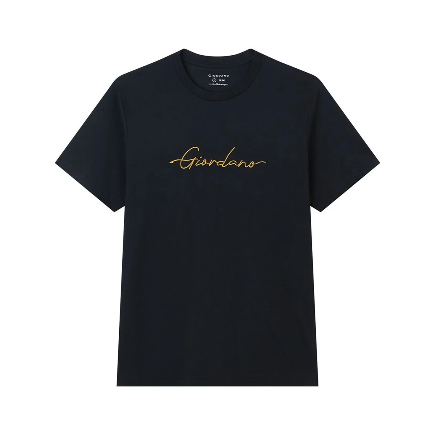 Cotton Signature Print Slim Fit Tee