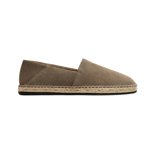 Leather Suede Espadrilles