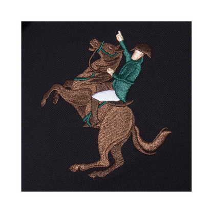 Slim-Fit Cotton Napoleon Polo