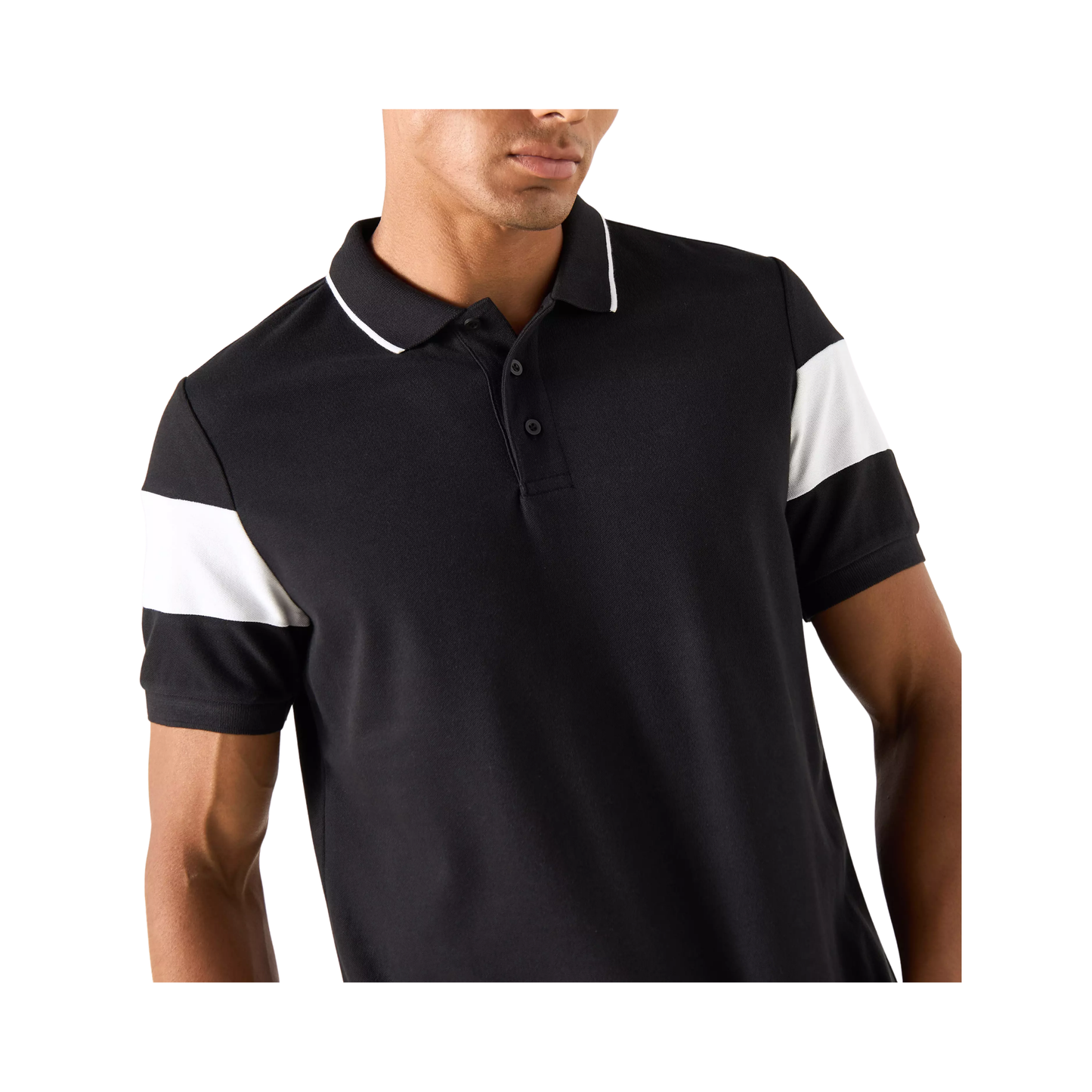 Colour-Block Polo