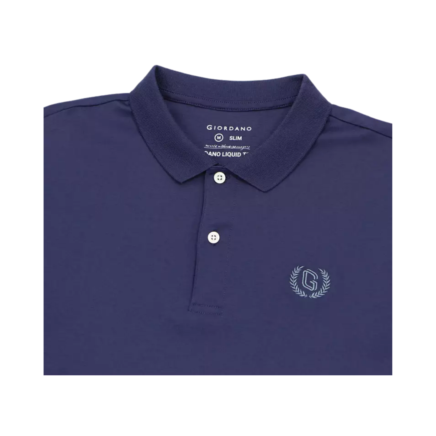 Cotton Solid Polo Liquid Touch