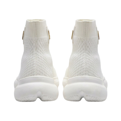 White Mid Sneakers