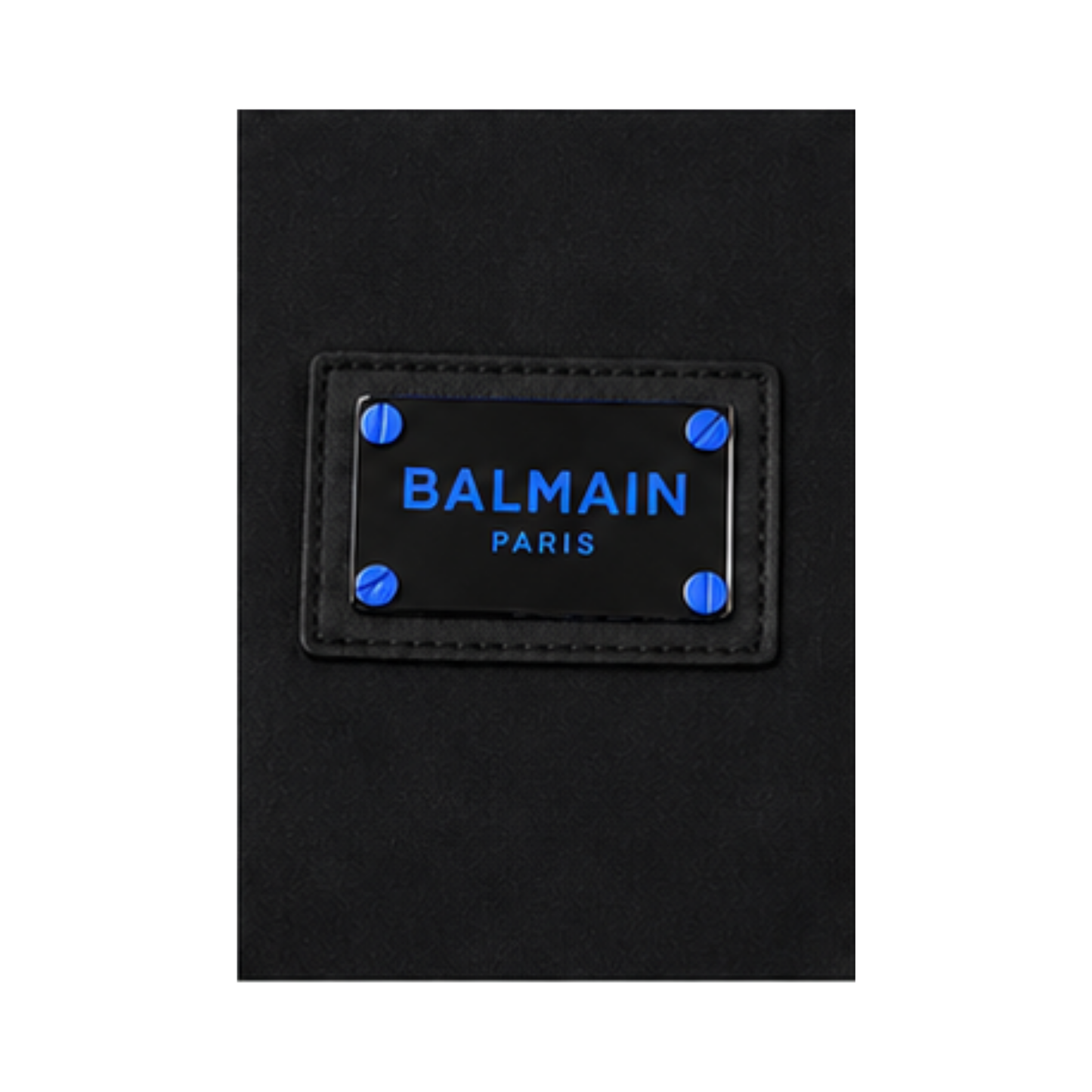 Black Shirt with Blue Square Logo