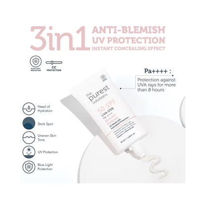 Blemish Defense Tinted Sunscreen For Acne-Prone Skin 50+ SPF