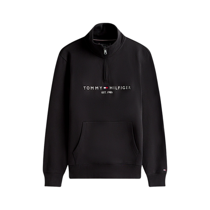 Embroidered Tommy Logo Quarter-Zip