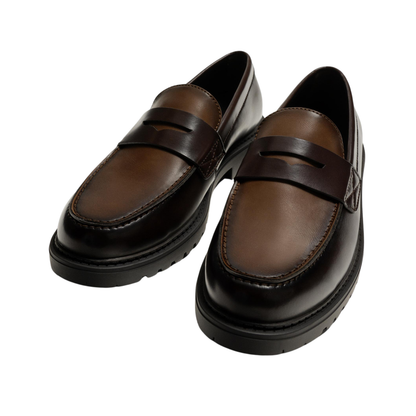 Penny Loafers with Track Soles