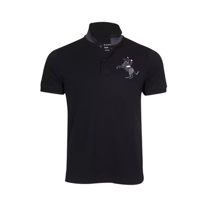 Slim-Fit Cotton Napoleon Polo