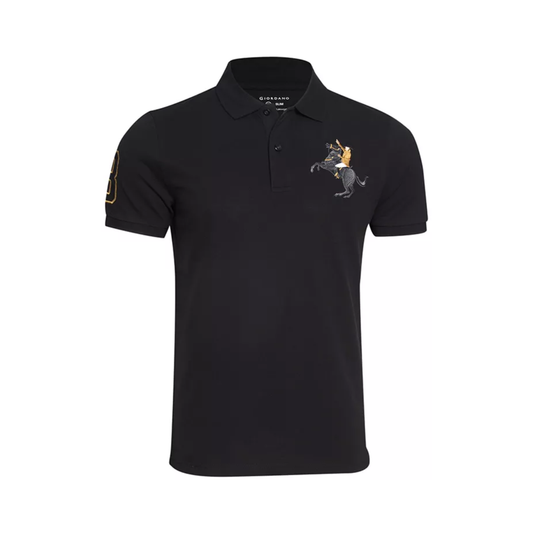 Slim-Fit Cotton Napoleon Polo