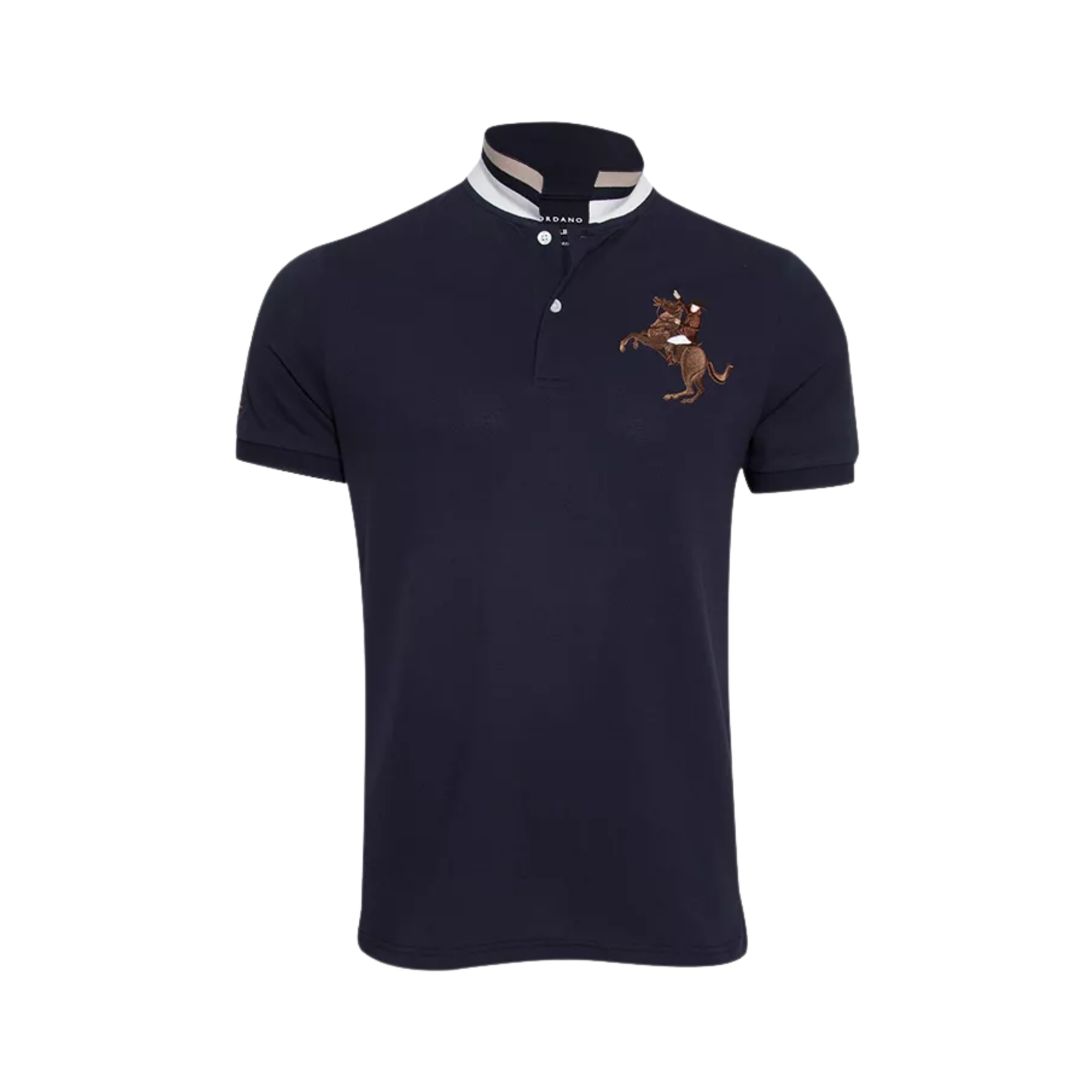Slim-Fit Cotton Napoleon Polo