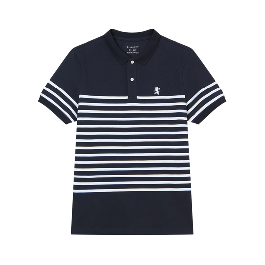 Cotton Slim Fit Stripe Polo