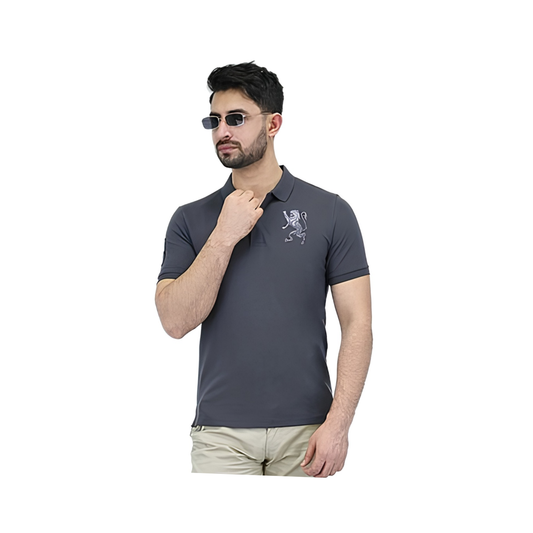 Slim Fit Lion Polo