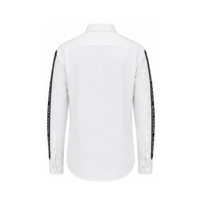 Shirt with Metal Logo and Logo Sleeves