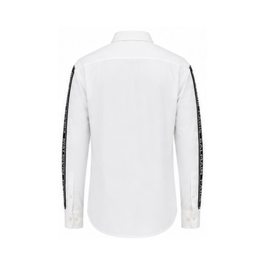 Shirt with Metal Logo and Logo Sleeves