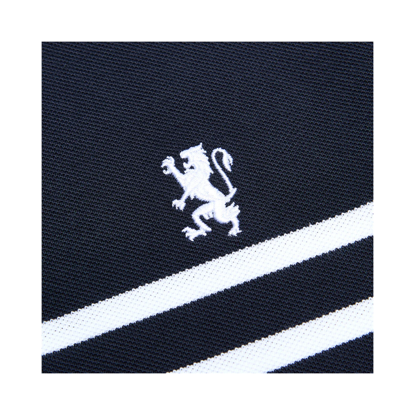 Cotton Slim Fit Stripe Polo