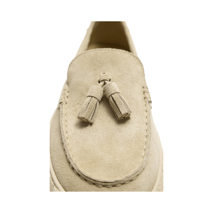Causal Leather Jute Loafers