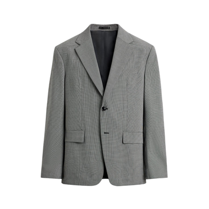 Regular Fit Houndstooth Suit Blazer