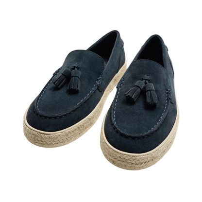 Causal Leather Jute Loafers